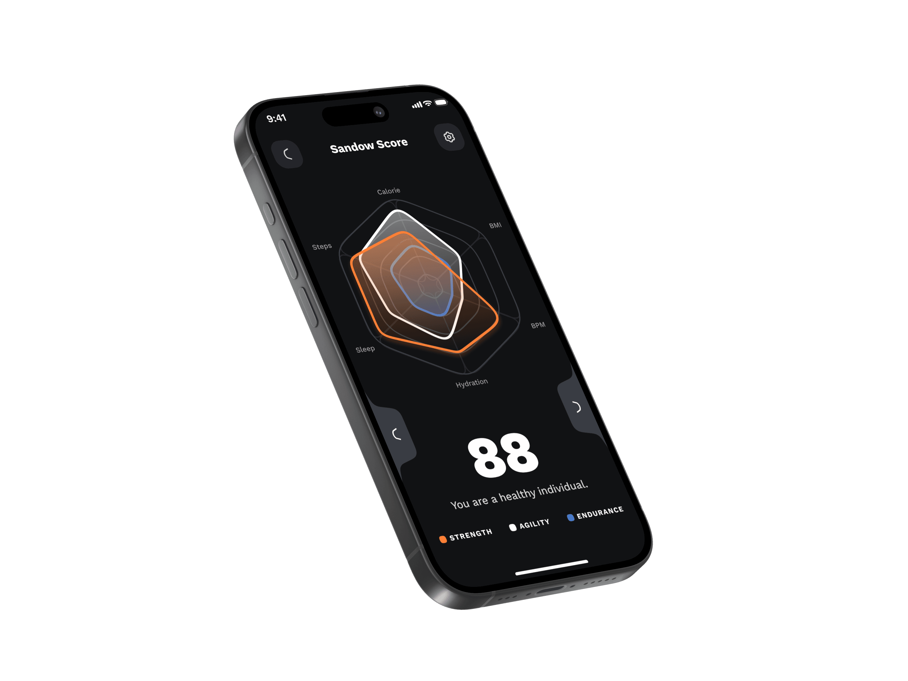 Liftune app workout screen